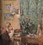 Edouard Vuillard Mrs. Black s call Germany oil painting artist